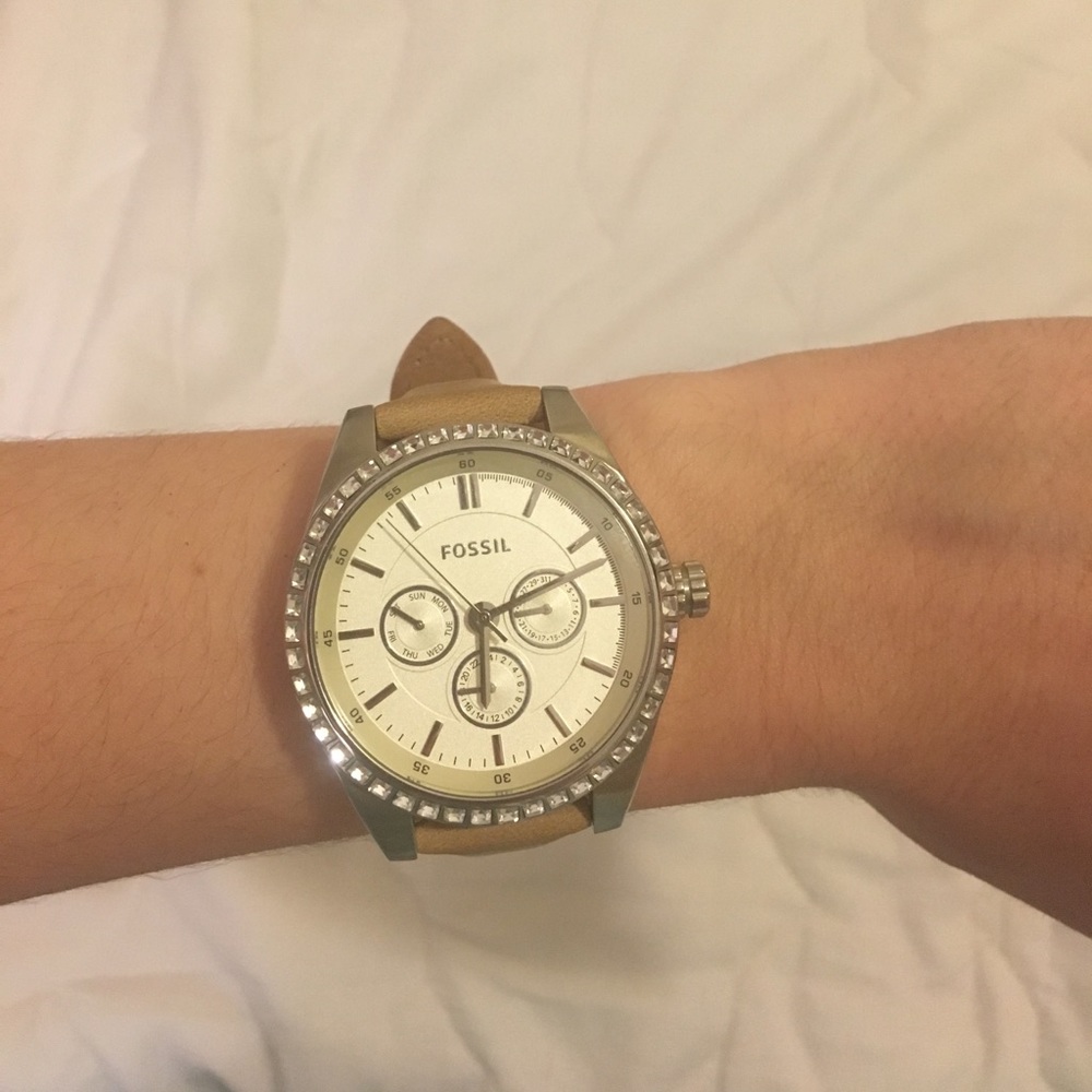 Women's Fossil Leather Watch